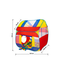Cort de joaca copii XXL + 300 bile colorate, Kiduku, KZ-011