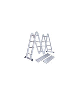 Scara multifunctionala cu platforma, aluminiu, 4x4 trepte, 4,6 m, FSFA-00