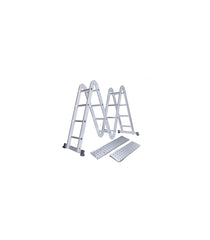 Scara multifunctionala cu platforma, aluminiu, 4x4 trepte, 4,6 m, FSFA-00