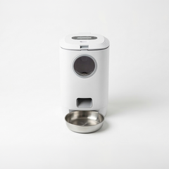 Hranitor automat pentru caini si pisici, 4.5 l, Alb