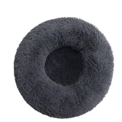 Pat rotund de plus pentru caini si pisici, Pufi, 70cm